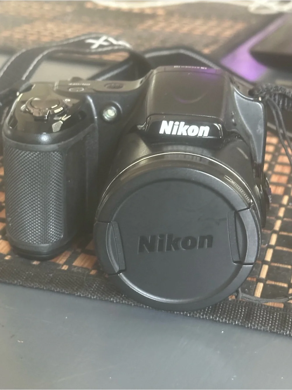 Nikon Coolpix L820 16MP 30x Zoom Camera Black Perfect Condition + Strap